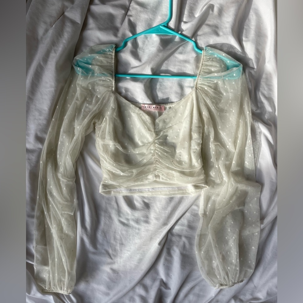 Crème super cute top